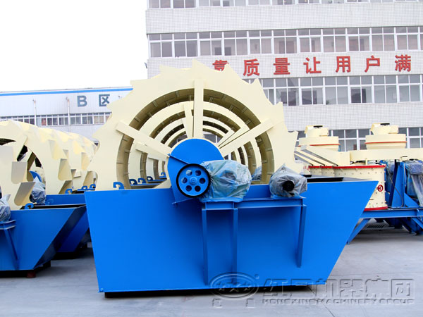 河卵石洗砂機