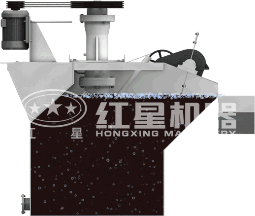 浮選機動態(tài)原理圖