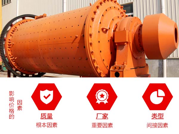 影響球磨機(jī)價(jià)格的因素圖
