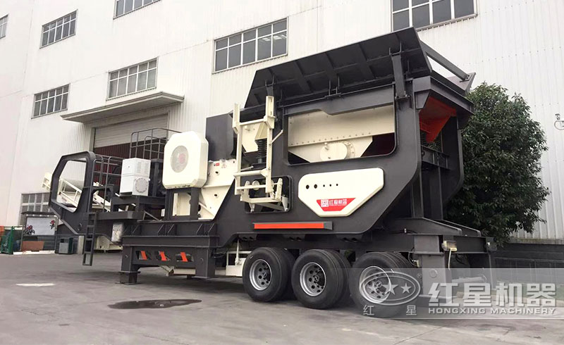 輪胎式建筑廢物粉碎設備