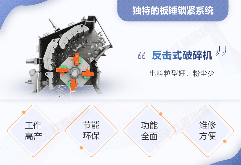 錘式反擊式破碎機工作原理