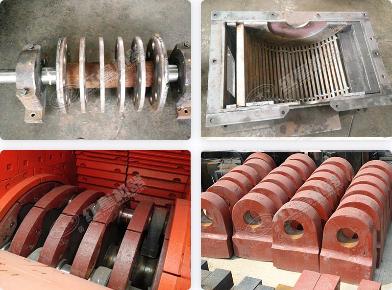 400x600蝸牛破碎機(jī)配件展示