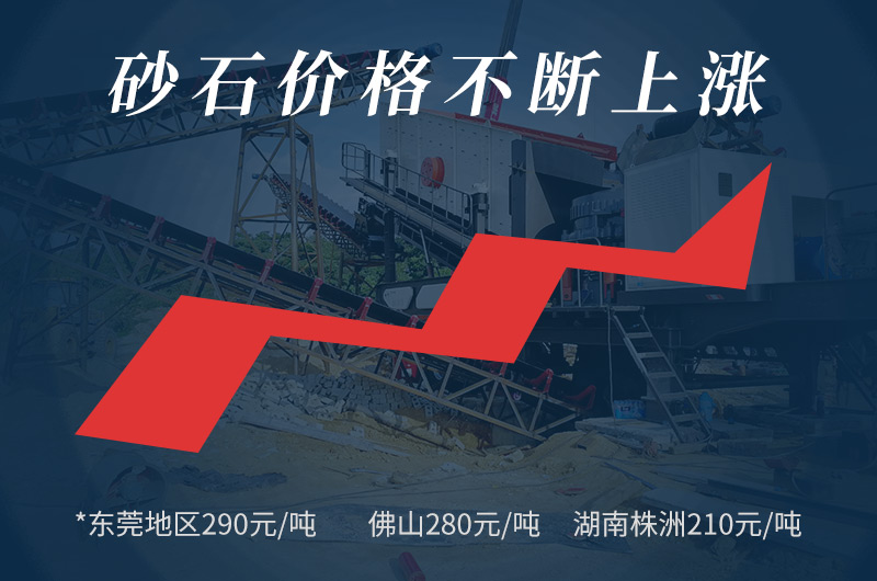 砂石價(jià)格不斷上漲
